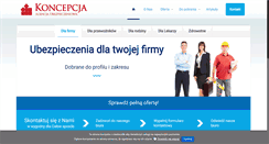Desktop Screenshot of koncepcja.pl
